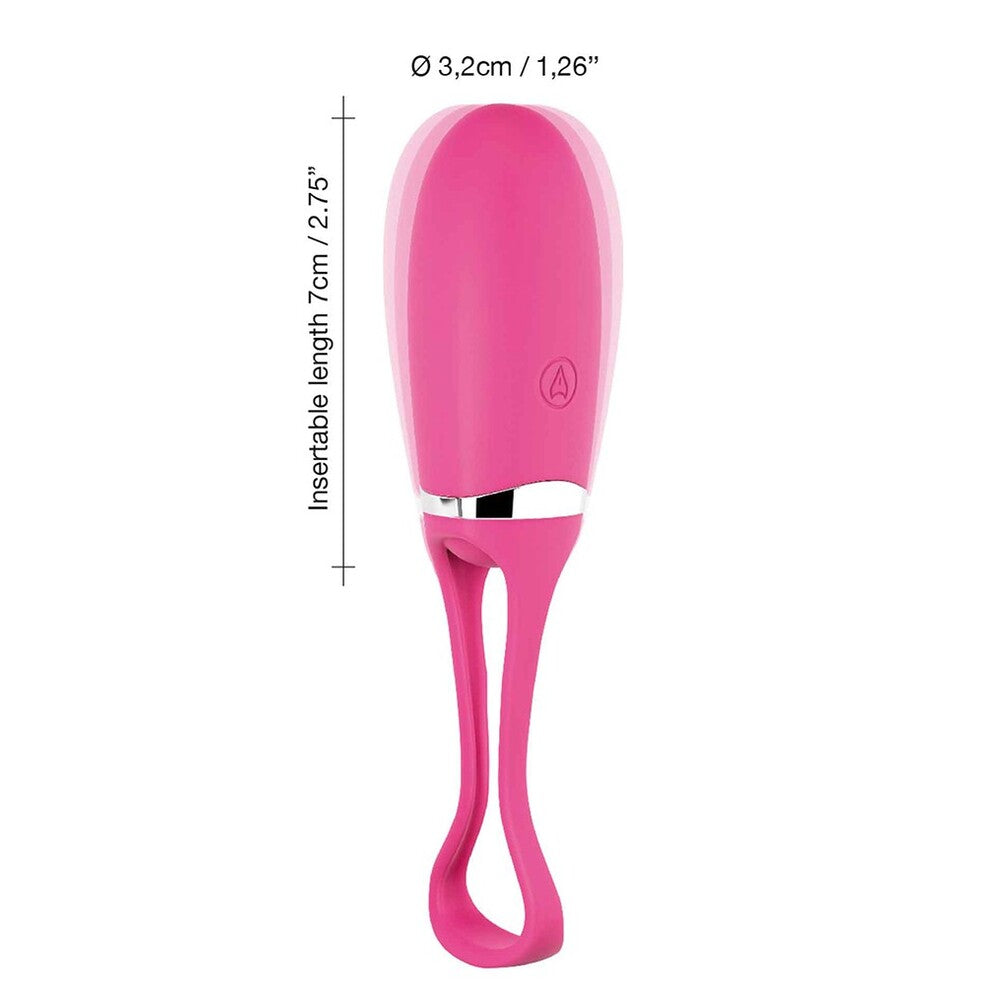 Dorcel Pink Remote Control Vibrating Egg with Voice Activation
