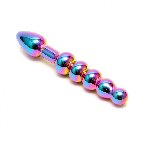 Laila Multi-Colored Glass Anal Probe Double-Ended Design