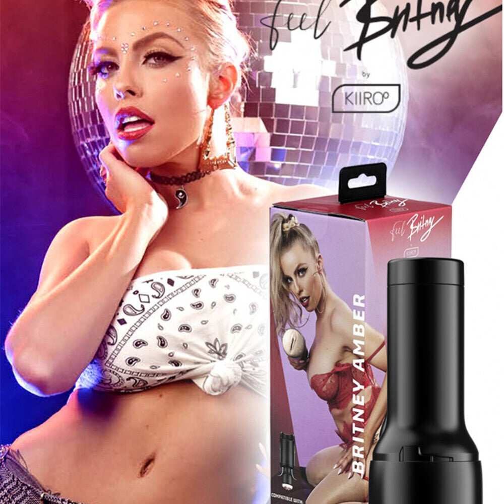 Kiiroo Britney Amber Realistic Stroker with Textured Canal