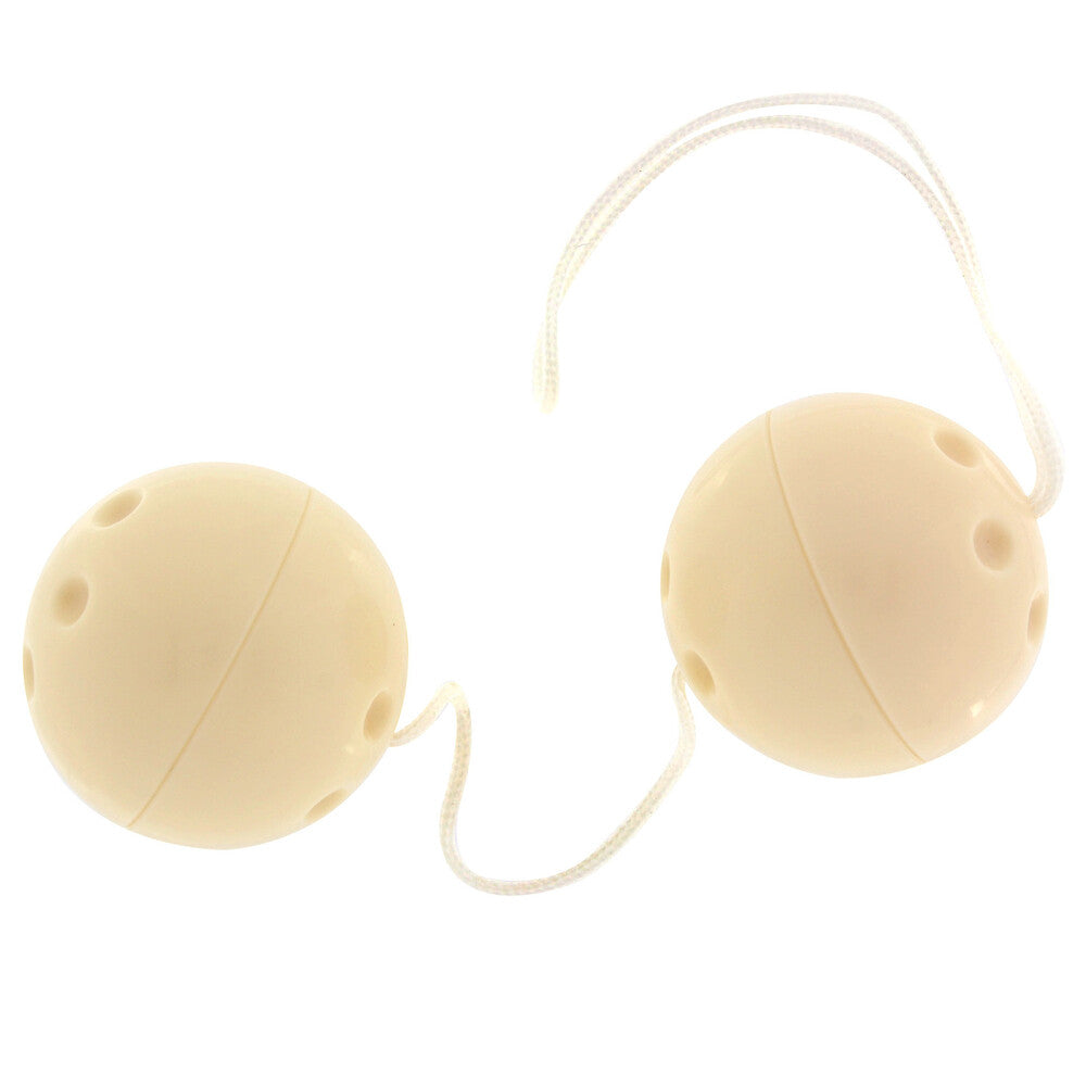 Vibratone White Duo Balls for Pelvic Floor Strengthening