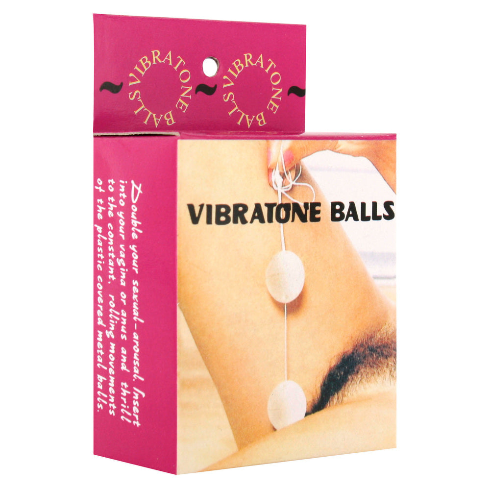Vibratone White Duo Balls for Pelvic Floor Strengthening