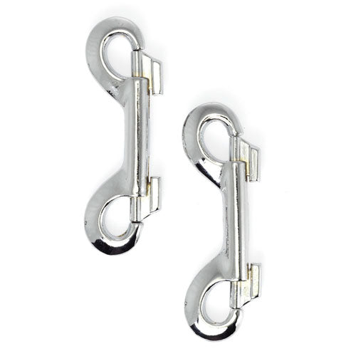 Rimba Silver Double Snap Hooks Durable Stainless Steel