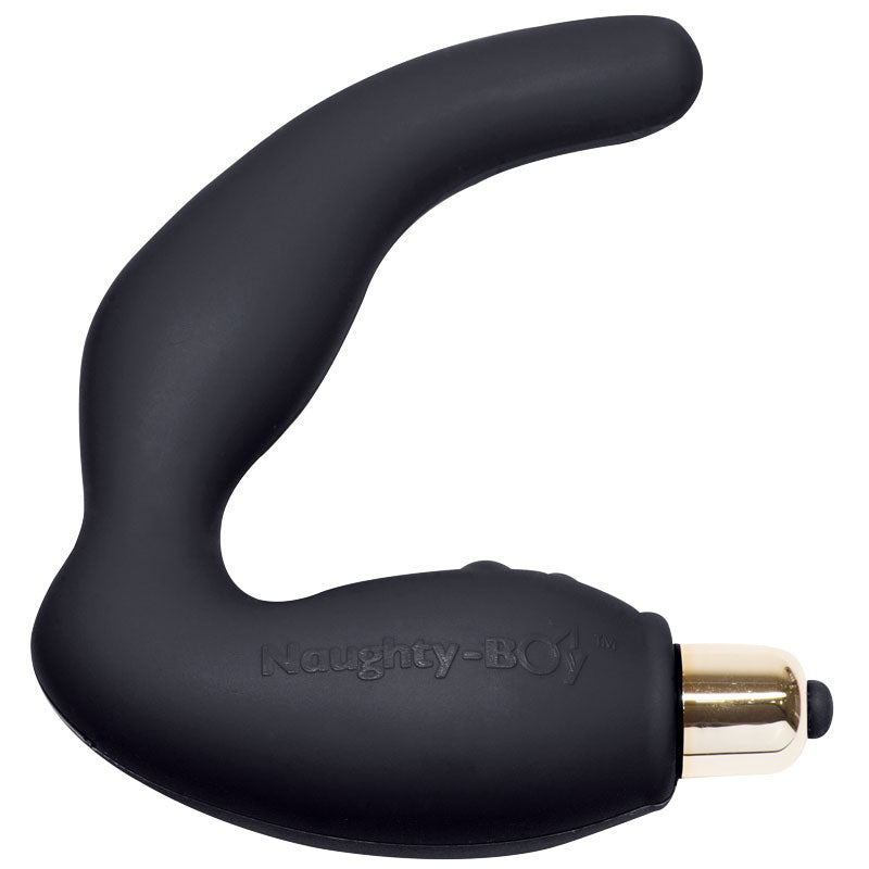 Rocks Off Black Prostate Massager with Dual Stimulation
