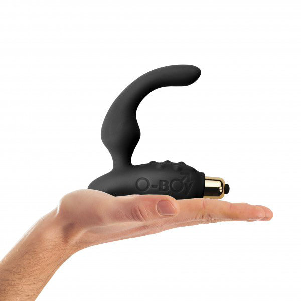 Rocks Off Black O-Boy 7 Prostate Massager with Vibrations
