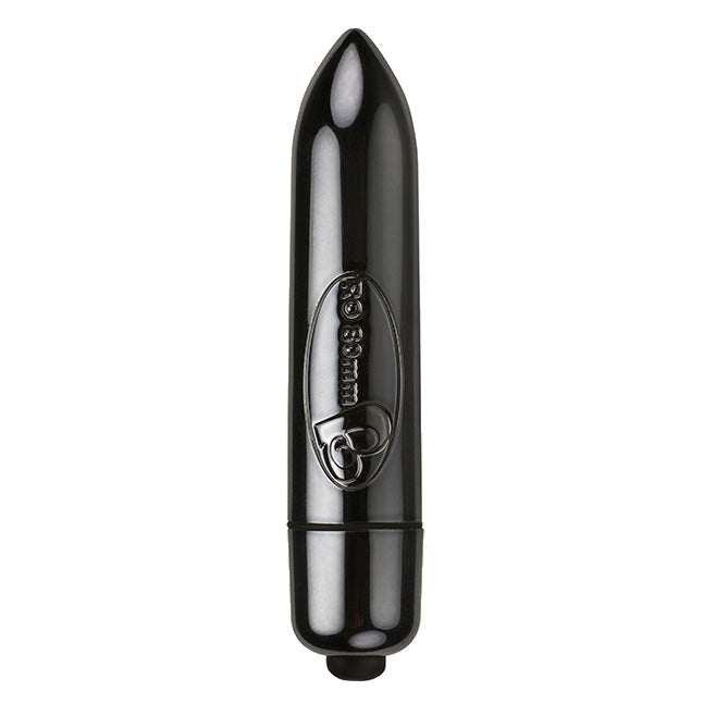 RO80mm Black Be My Knight Compact Bullet Vibrator