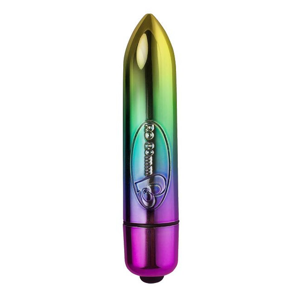 RO80mm Rainbow Bullet Vibrator with 7 Speeds Waterproof