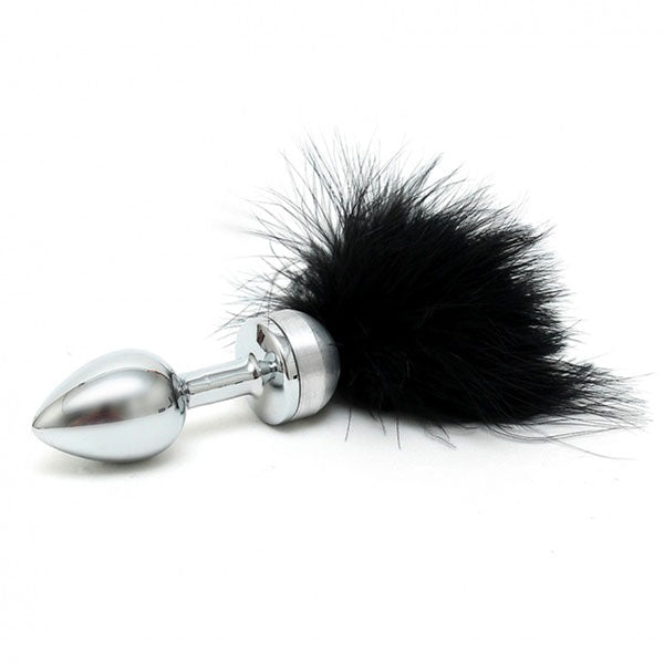 Elegant Essentials Black Stainless Steel Small Butt Plug