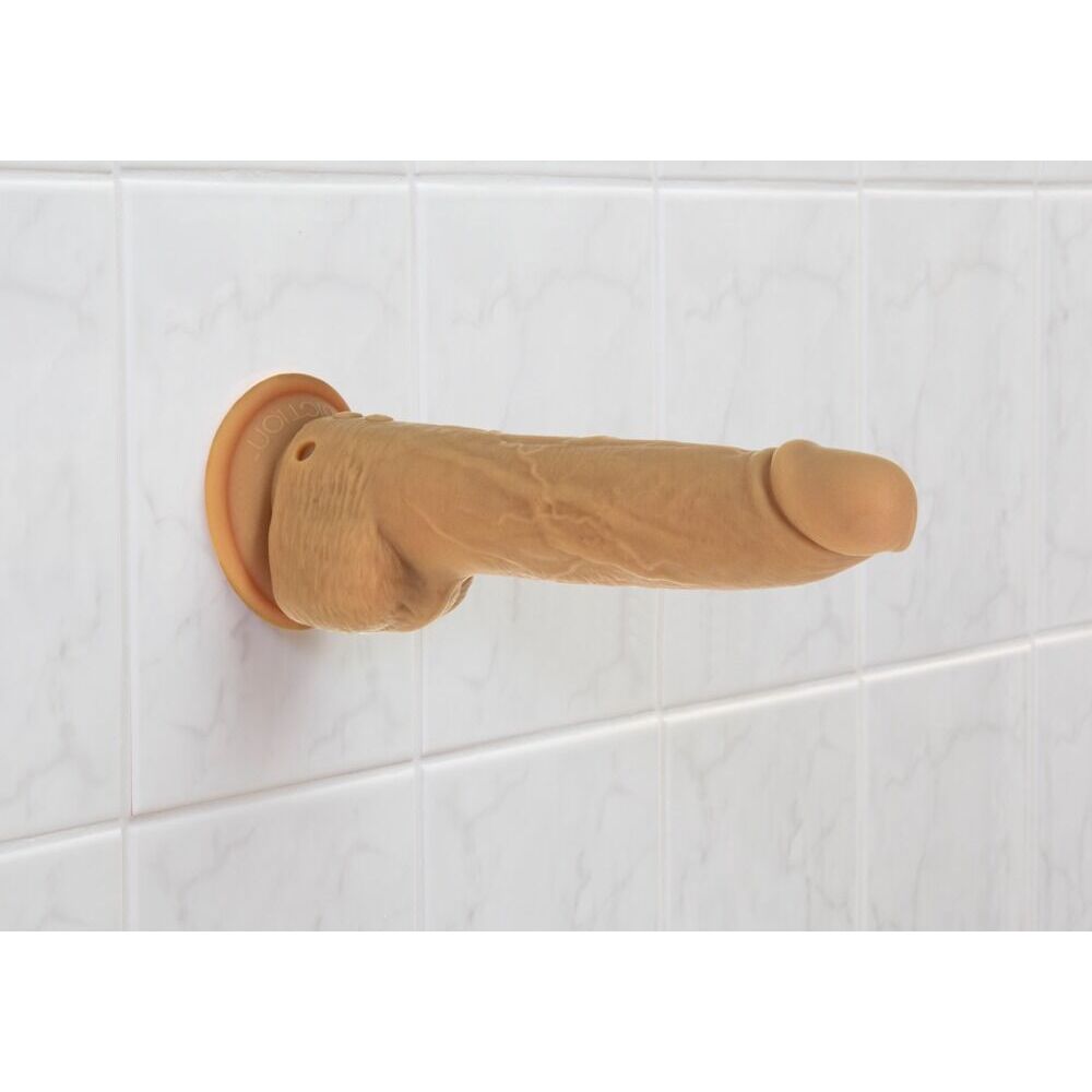 Naked Attraction Caramel 9 Inch Realistic Dildo with Remote