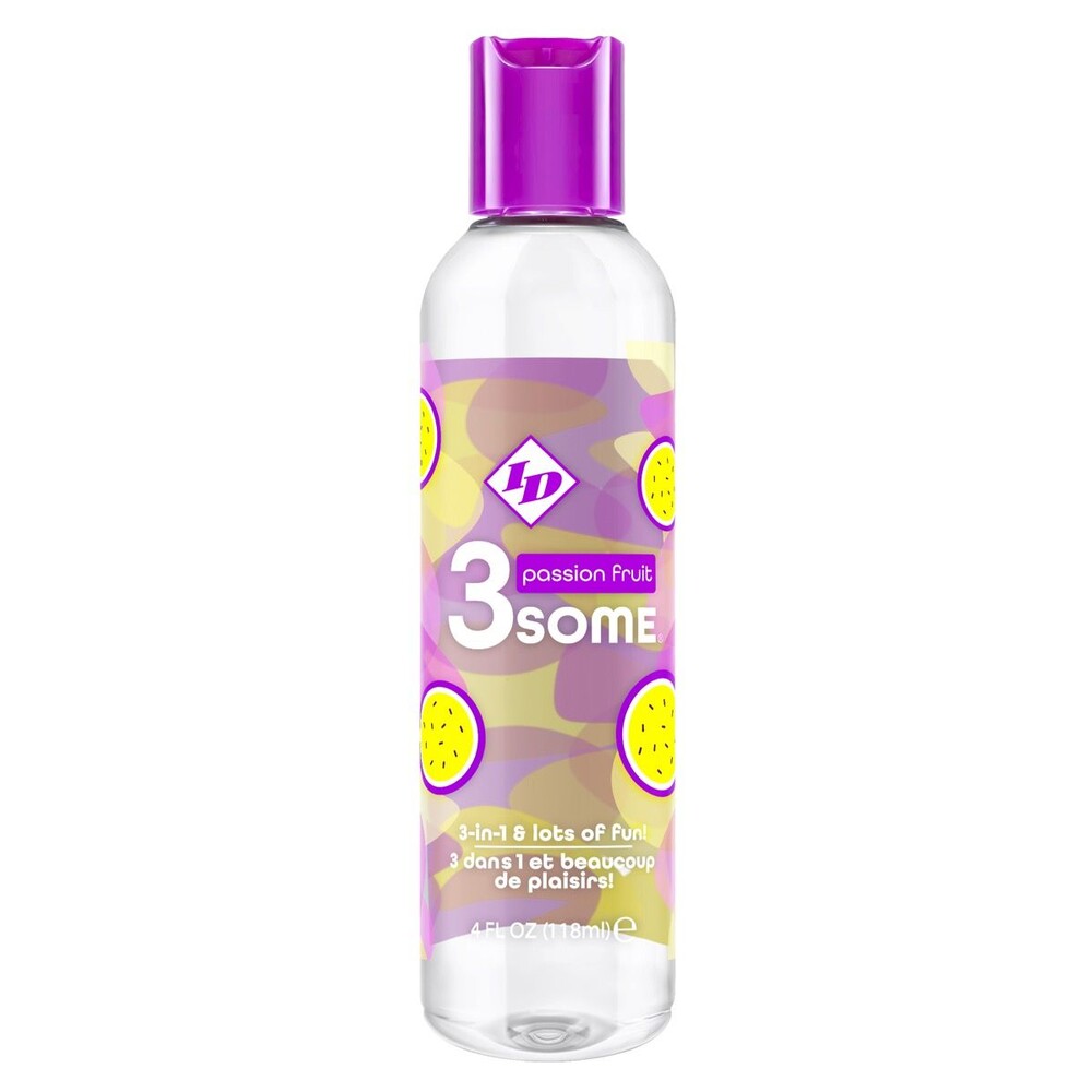 ID 3some Passion Fruit Flavored Water-Based Lubricant 118ml