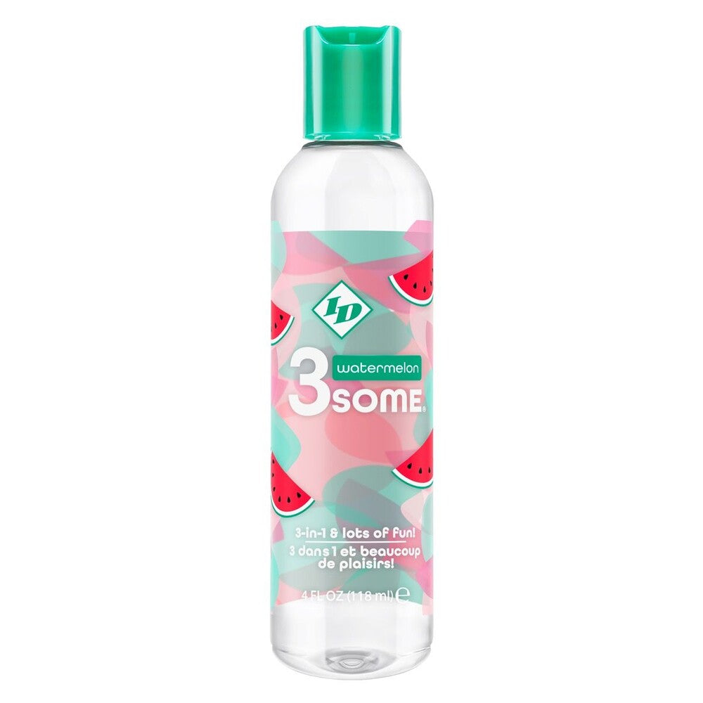 ID 3some Watermelon Flavored 3 In 1 Lubricant 118ml