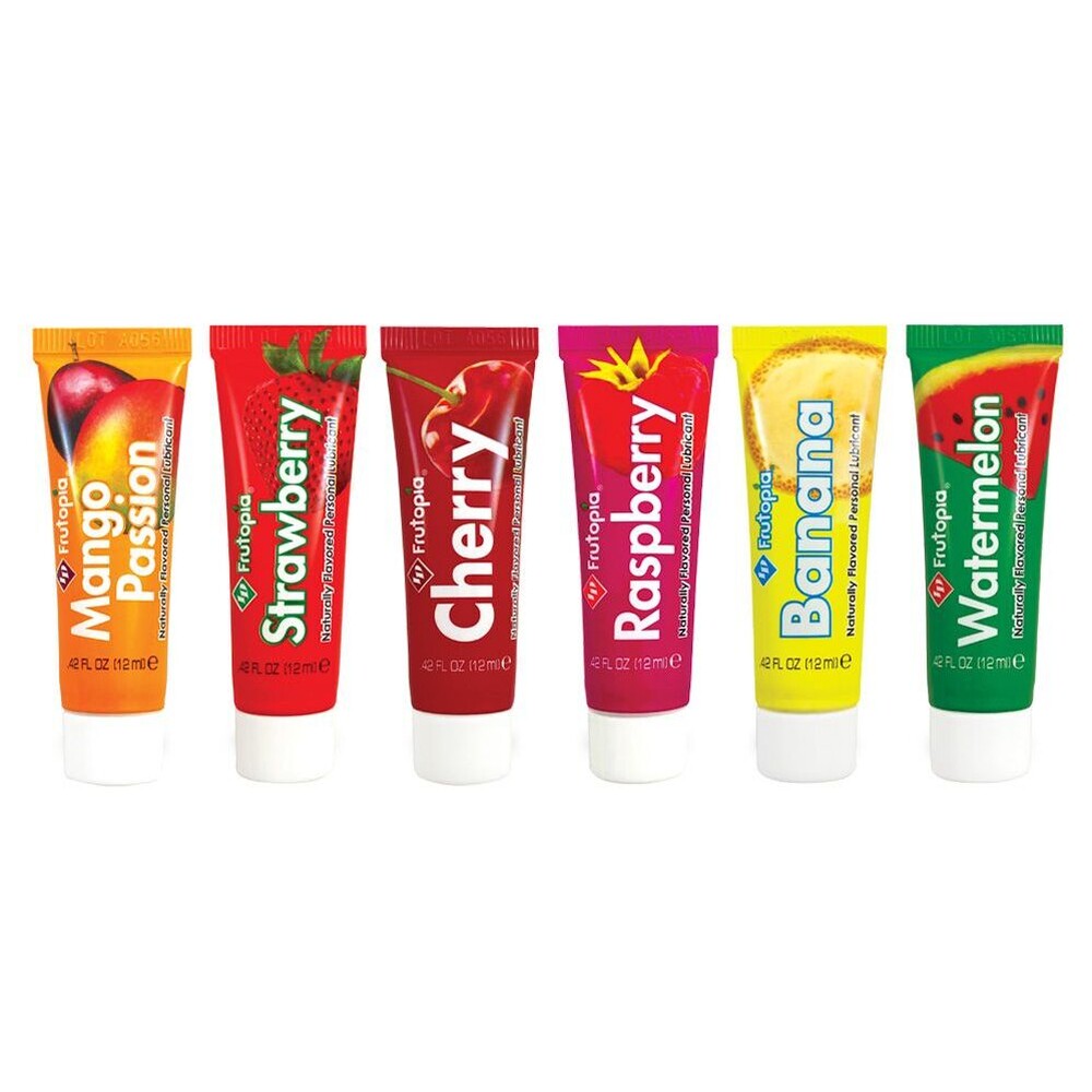 ID Frutopia Assorted Flavored Lubricant Sampler Pack of 5 Tubes