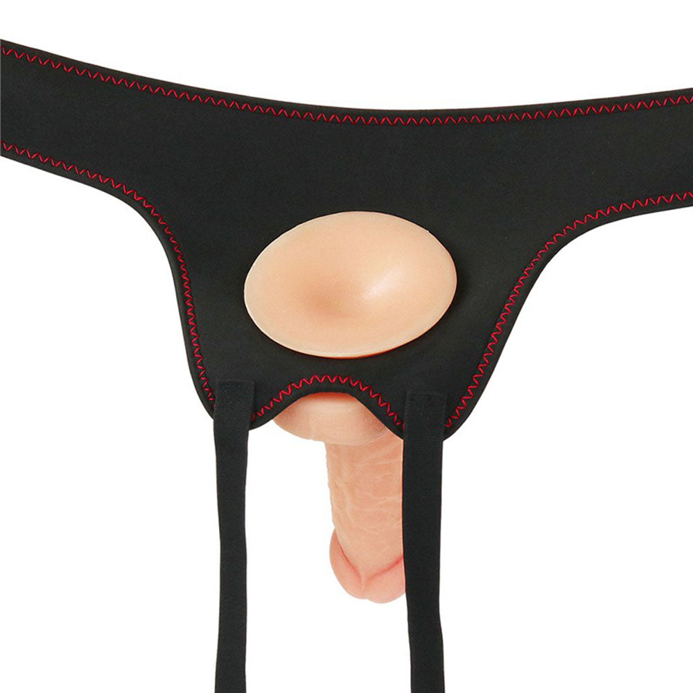 Lovetoy Ingen Flesh-Colored 7 Inch Strap-On Dildo Set