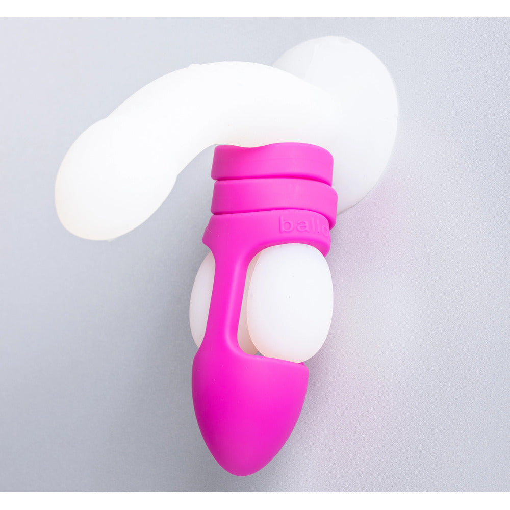 Balldo Purple Ball Dildo with Stretchy Silicone Design
