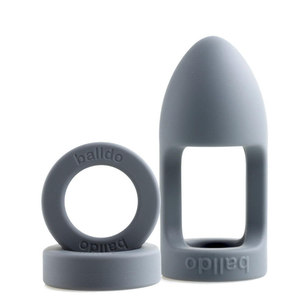 Balldo Steel Grey Innovative Ball Dildo
