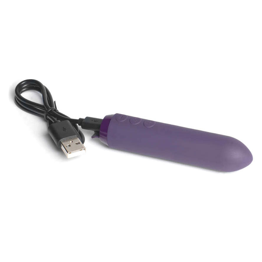Je Joue Purple Classic Bullet Vibrator with Silicone Tip