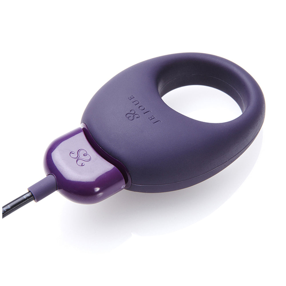 Je Joue Purple Rechargeable Cock Ring with Vibrating Functions