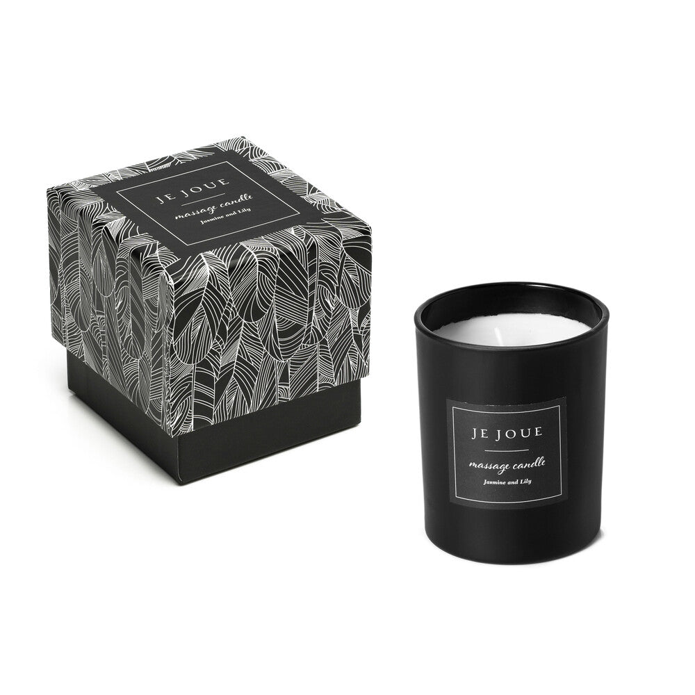 Je Joue Jasmine and Lily Massage Candle - Soy Wax Candle