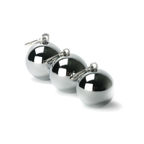 Chrome Silver Pleasure Ball Weights 8oz
