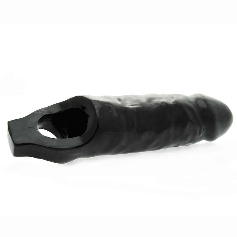 Black Mamba XL Black Penis Sleeve with Raised Pleasure Nubs