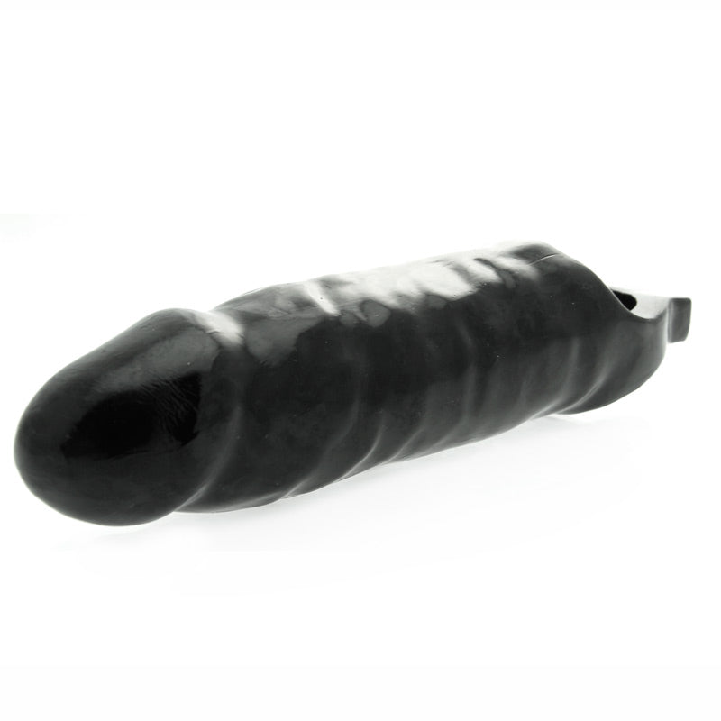 Black Mamba XL Black Penis Sleeve with Raised Pleasure Nubs