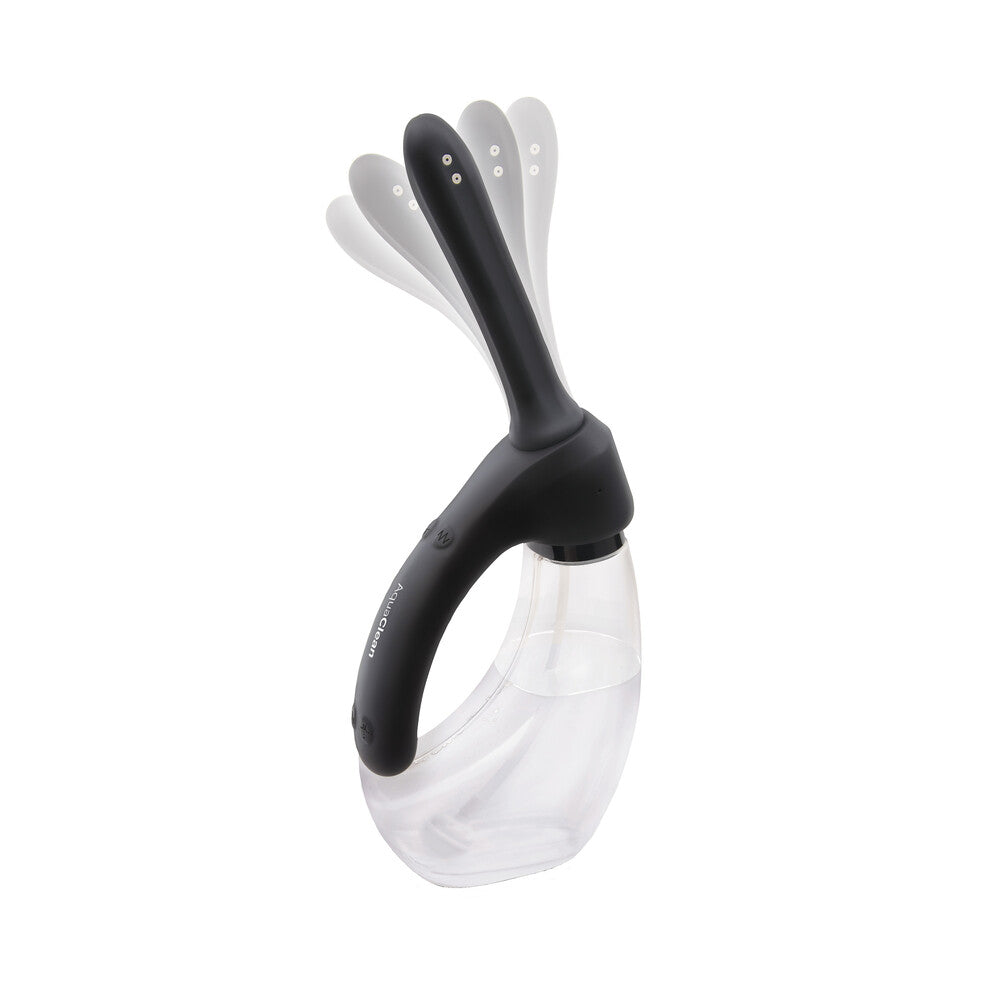 AquaClean Black Rechargeable Auto Douche with 10 Vibration Patterns