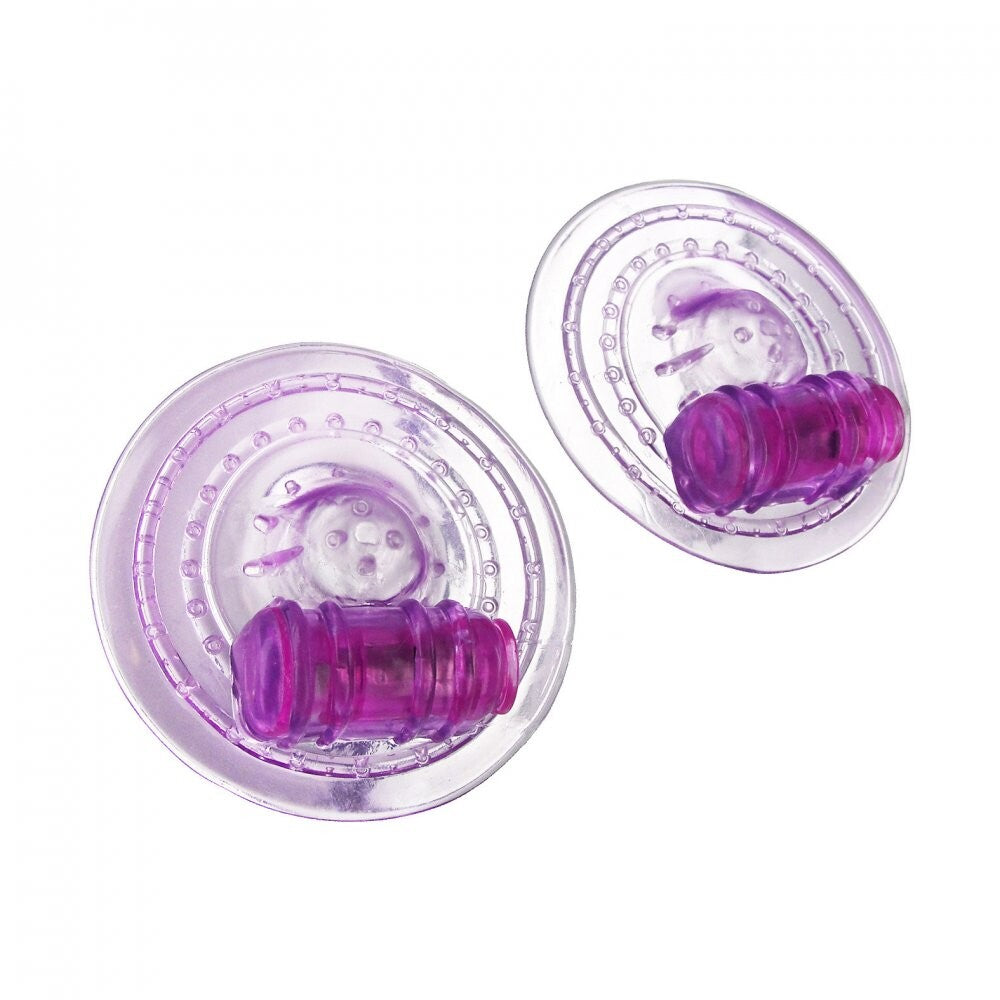 Razzles Pink Vibrating Nipple Pads with Mini Vibes