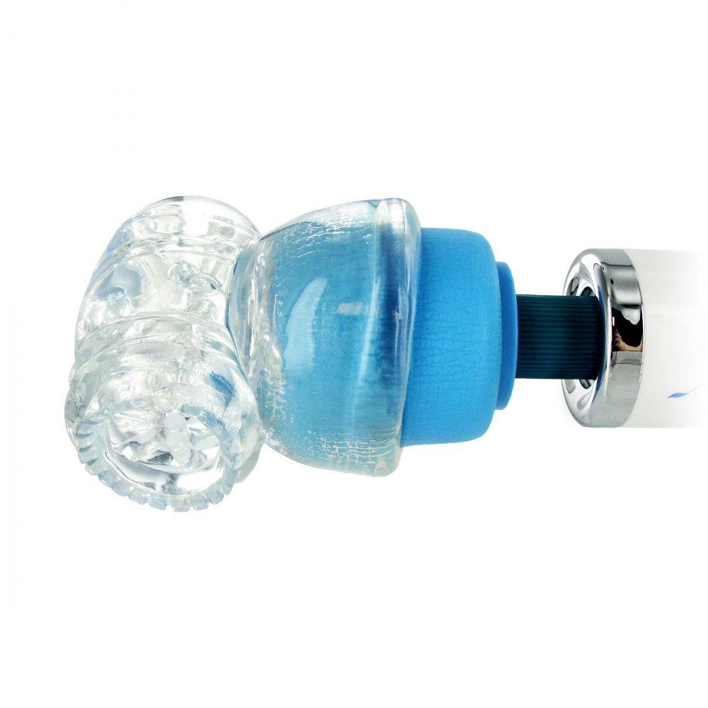 Vibra Blue Cup Wand Attachment for Solo Use and Textures