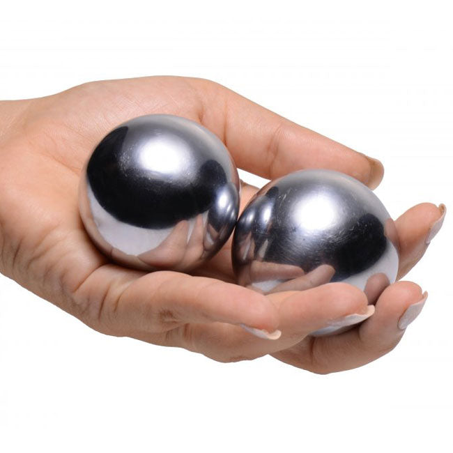 Titanica Silver Extreme Steel Orgasm Balls