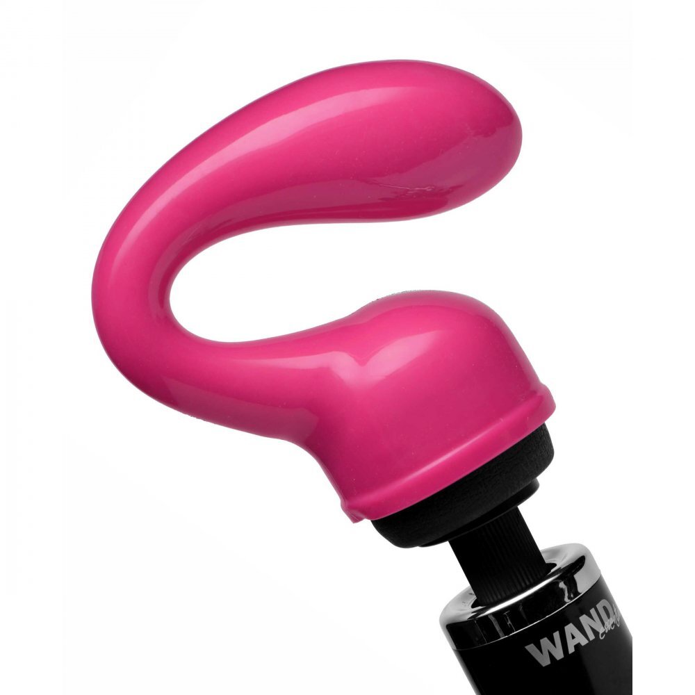 Wand Essentials Elegant Black Silicone Deep Glider Attachment