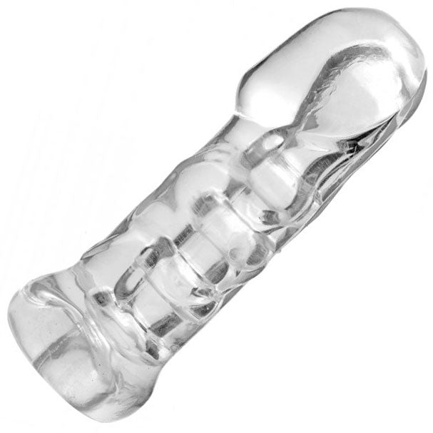 Master Series Black Girth Enhancing Cock Holster Sleeve