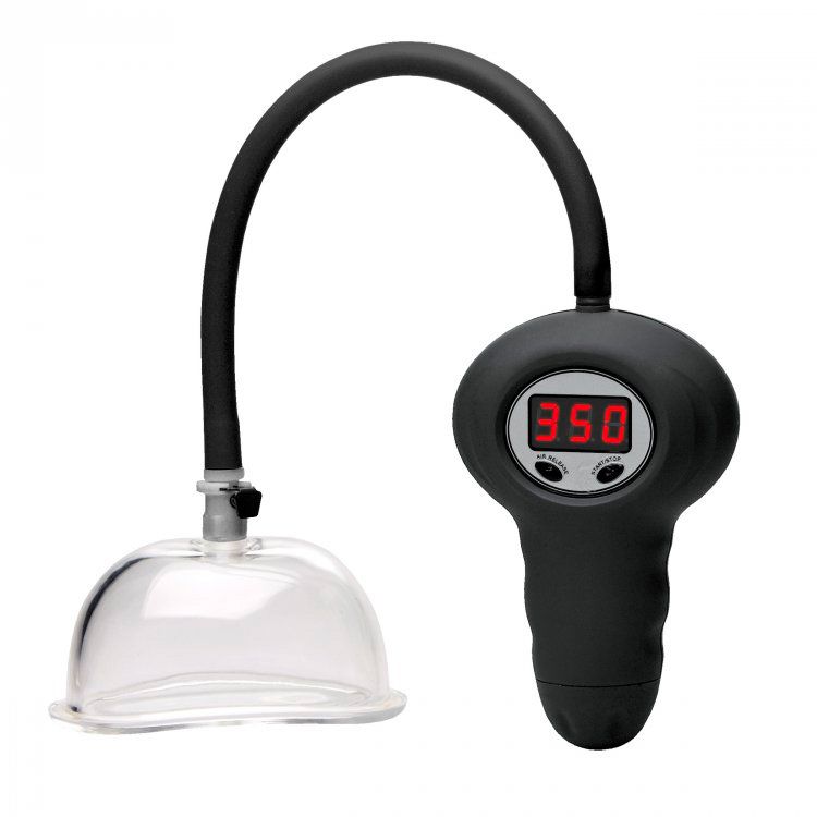 Size Matters Clear Digital Pussy Pump with Strong Suction