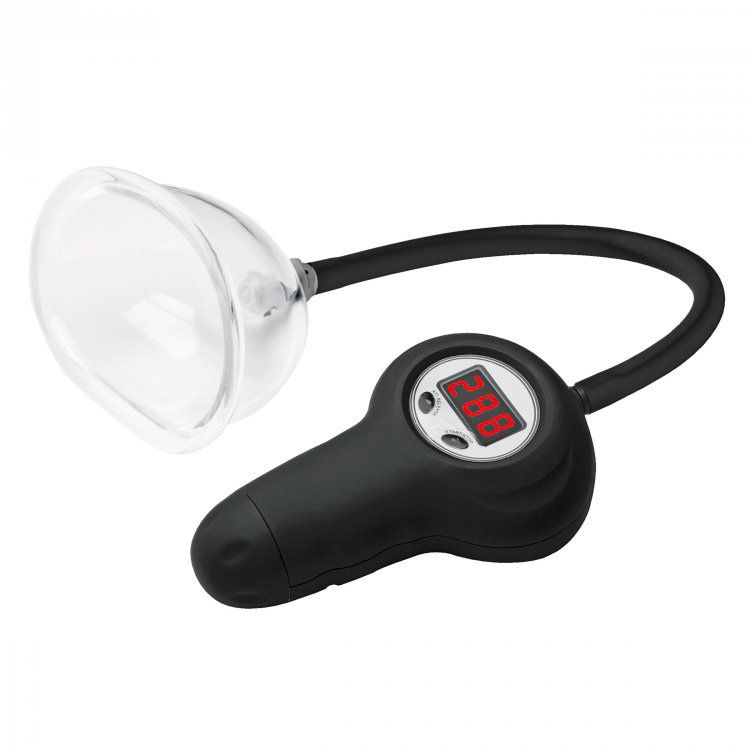Size Matters Clear Digital Pussy Pump with Strong Suction