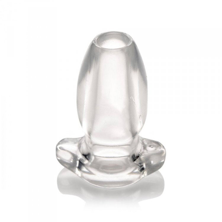 Master Series Black Peephole Hollow Anal Plug for Beginners