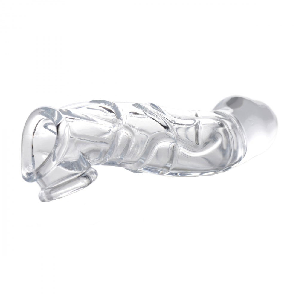 Size Matters Clear 2 Inch Realistic Penis Extender Sleeve
