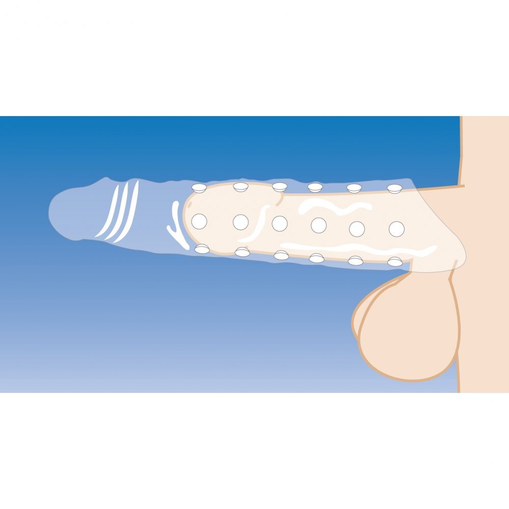 Size Matters Clear Penis Extender Sleeve 3 Inch