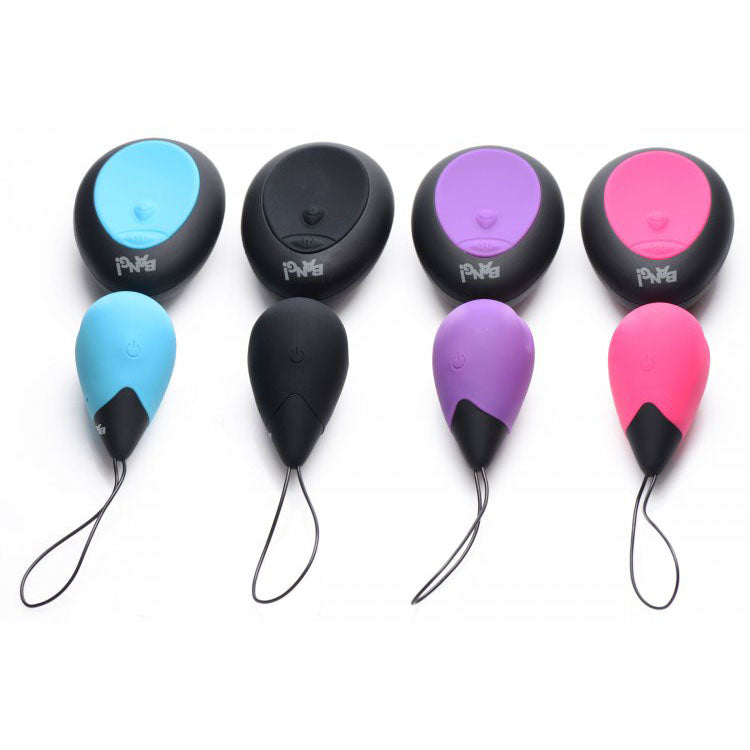 All XR Brands 10X Silicone Love Egg Vibrator Colour Variants