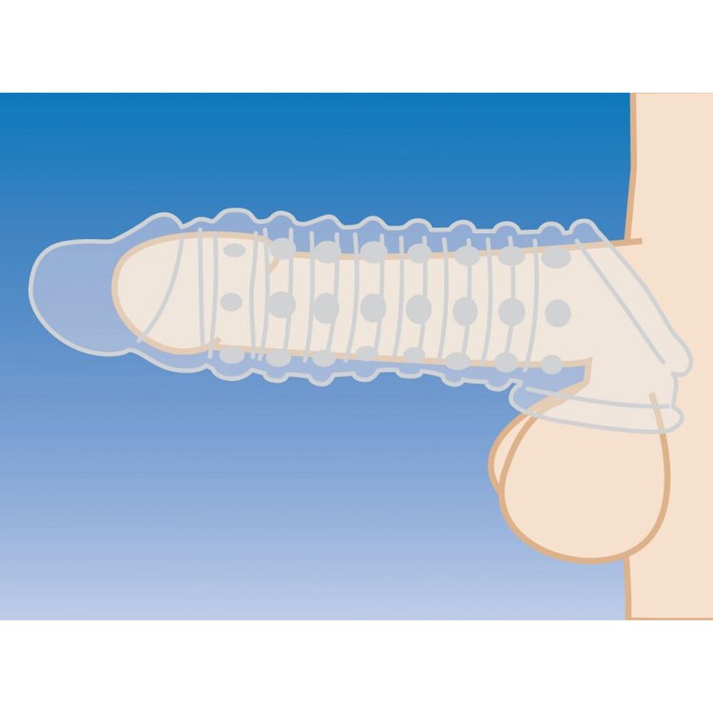 Size Matters Clear Penis Enhancer Sleeve 1.5 Inches