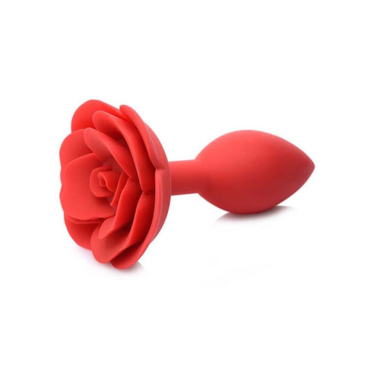 Master Series Pink Rose Silicone Anal Plug