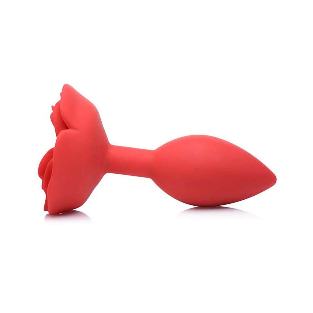 Master Series Pink Rose Silicone Anal Plug