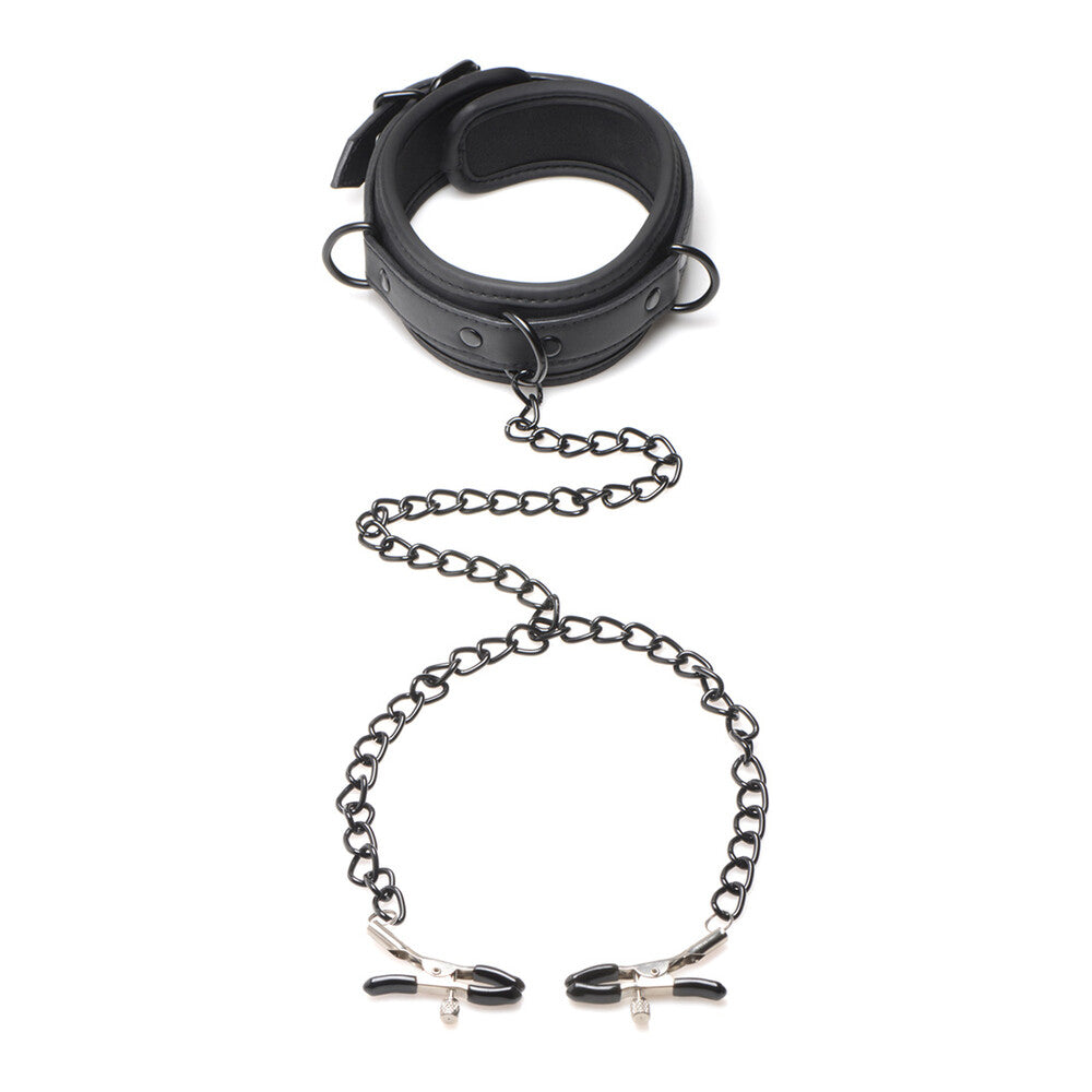 Master Series Black Adjustable Neoprene Collar with Clamps