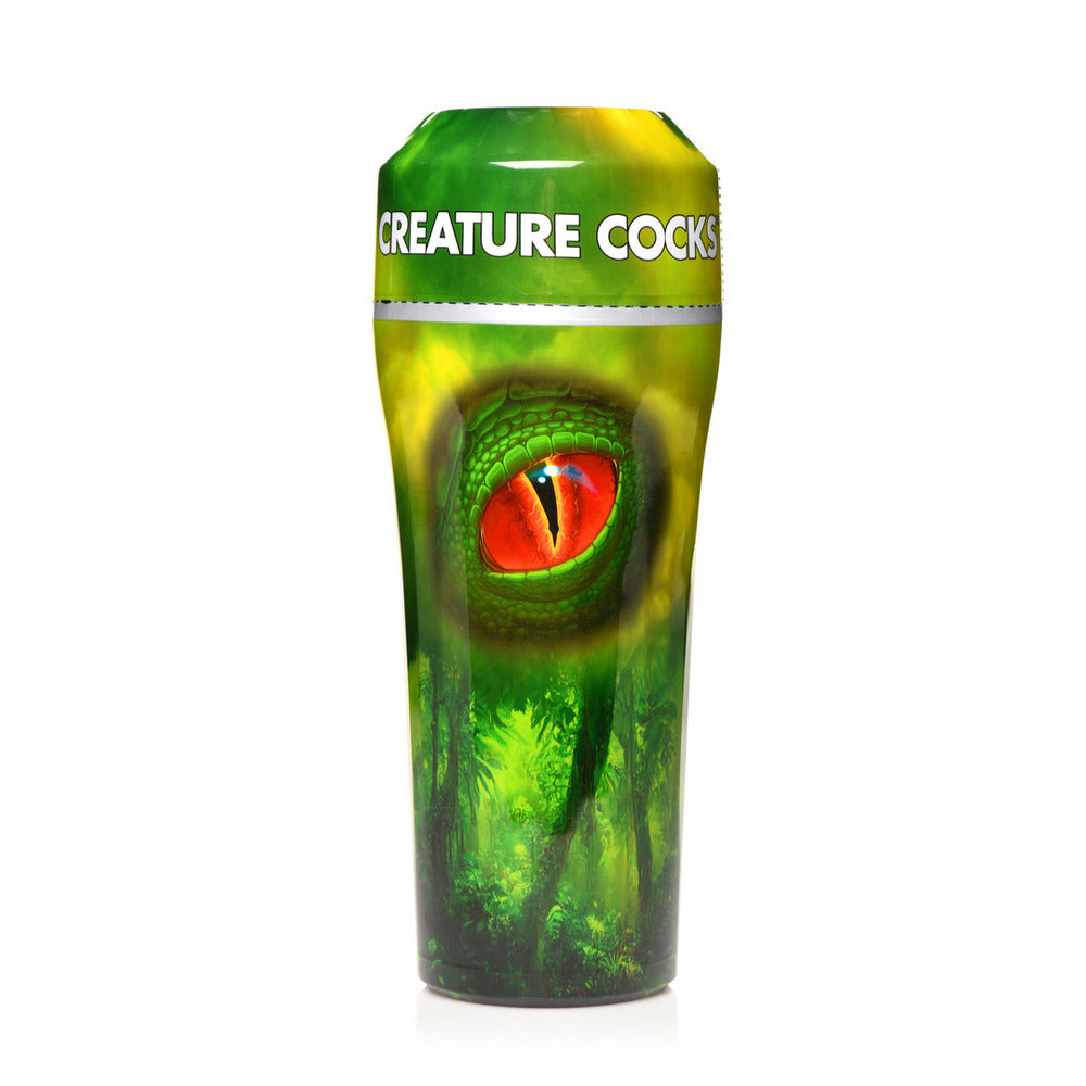 Creature Cocks Green Raptor Fantasy Stroker with Texture