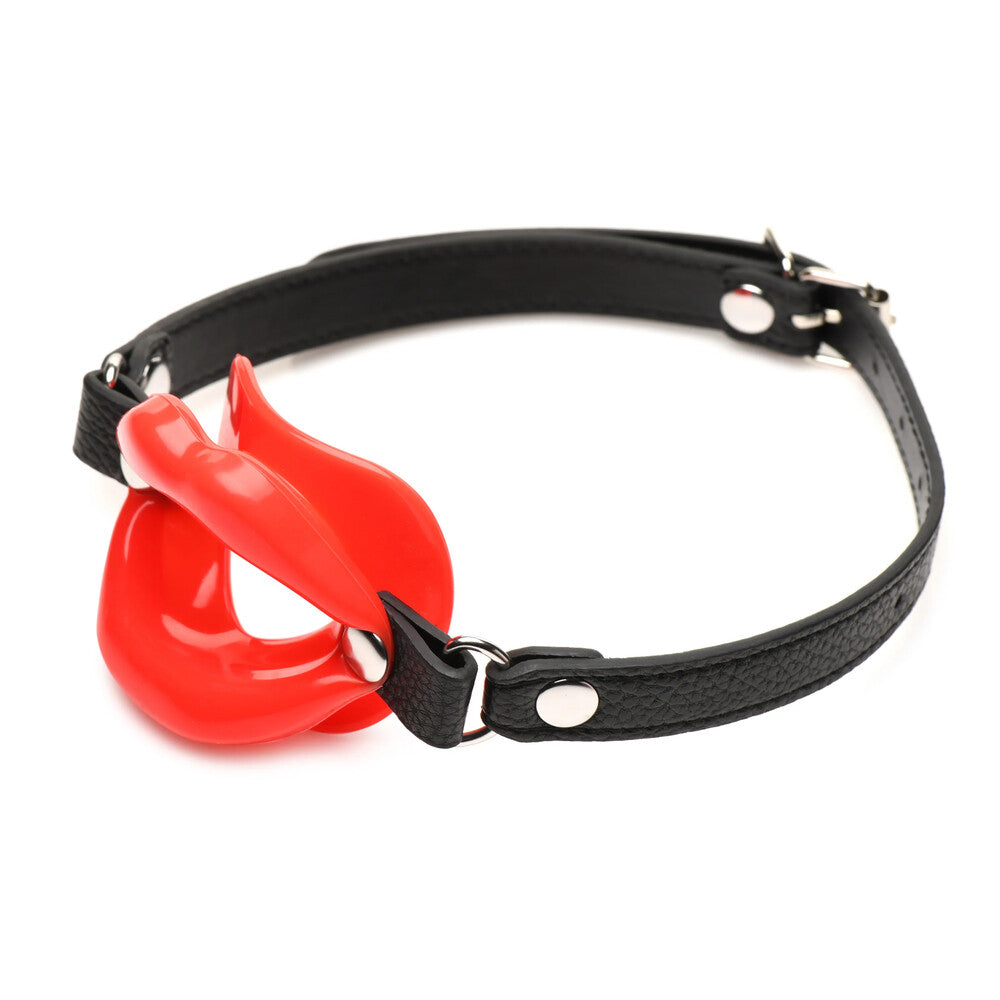 Juicy Lips Red Silicone Open Mouth Gag