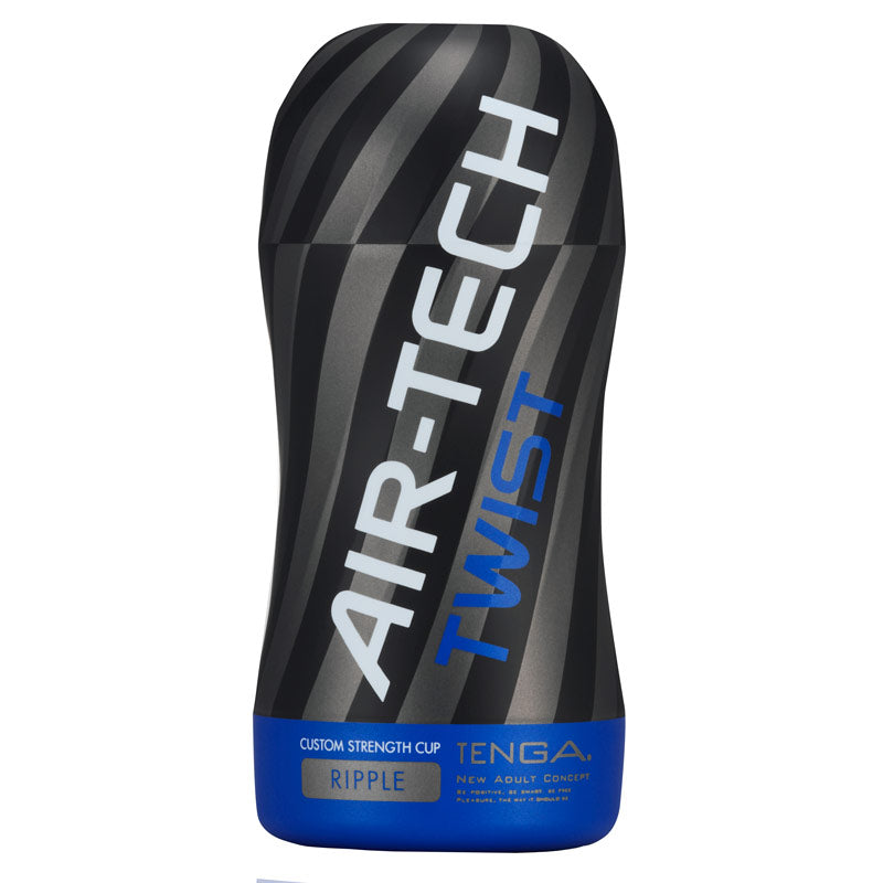Tenga Black Air Tech Twist Ripple Reusable Vacuum Cup