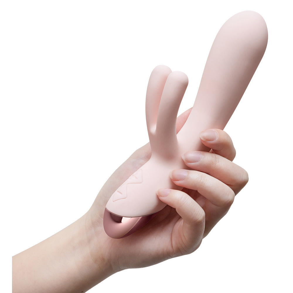 Blush Elora Pink Triple Stimulation Vibrator with RumbleTech