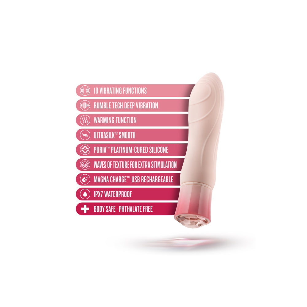Oh My Gem Rose Pink Elegant Morganite G Spot Vibrator