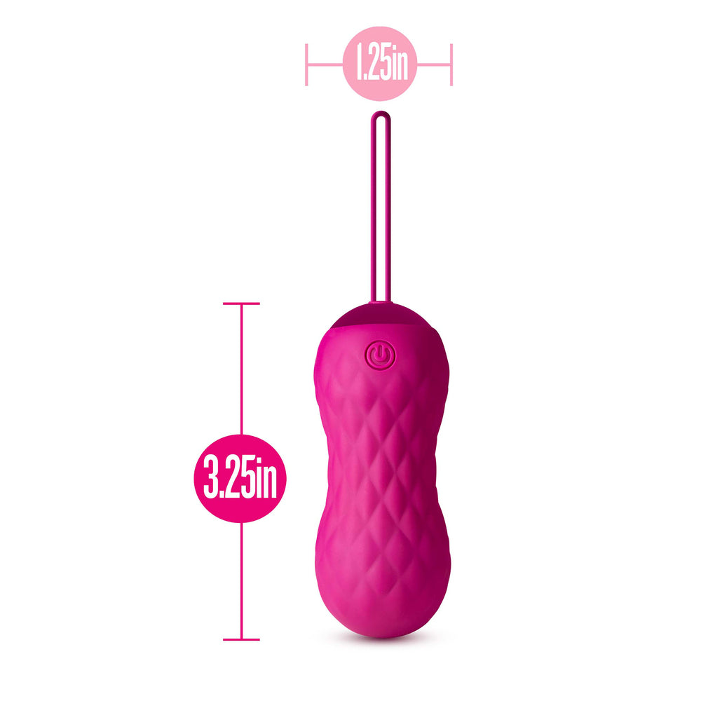 Lush Pink Gyrating Remote Control Egg with 7 Functions
