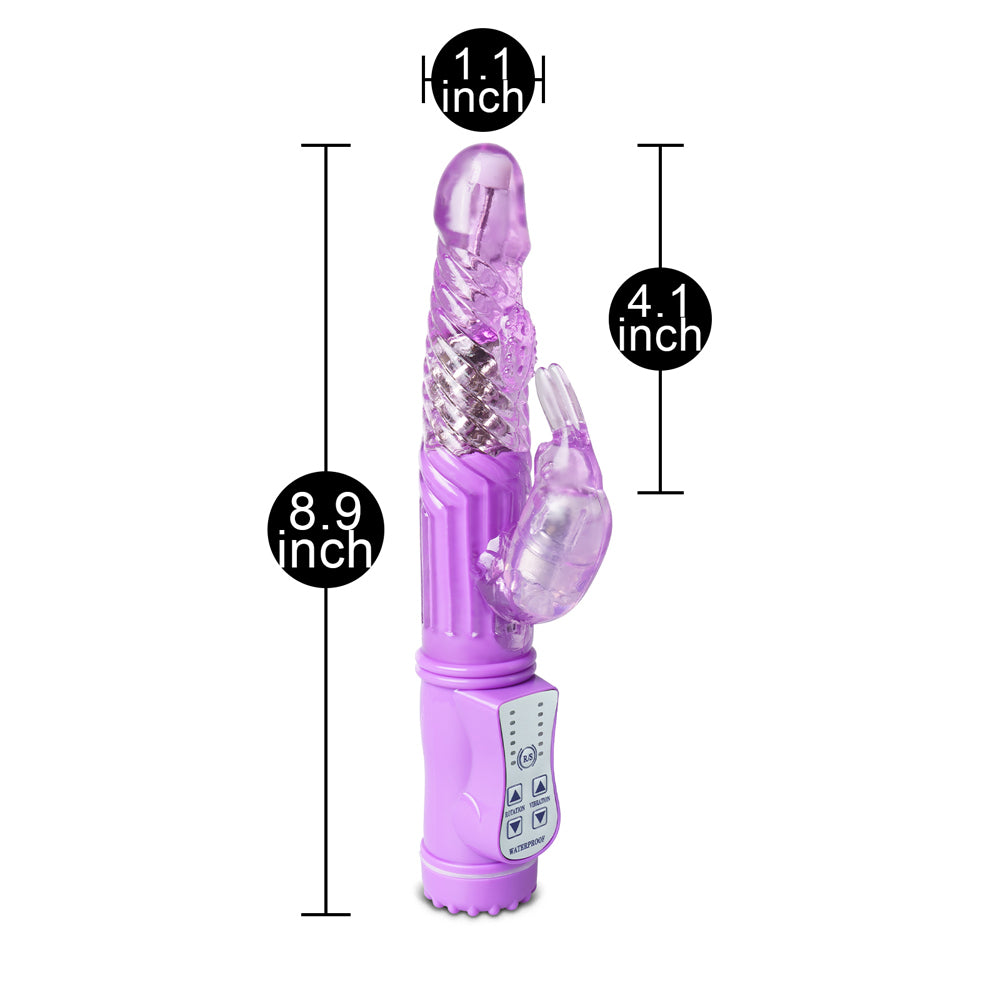 Luxe Vibrations Purple Rabbit Pearl USB Rechargeable Vibrator