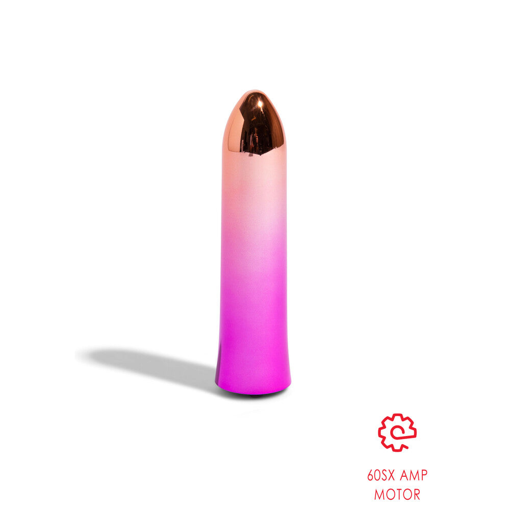 Nu Sensuelle Silver Aluminium Point Bullet with 12 Speeds