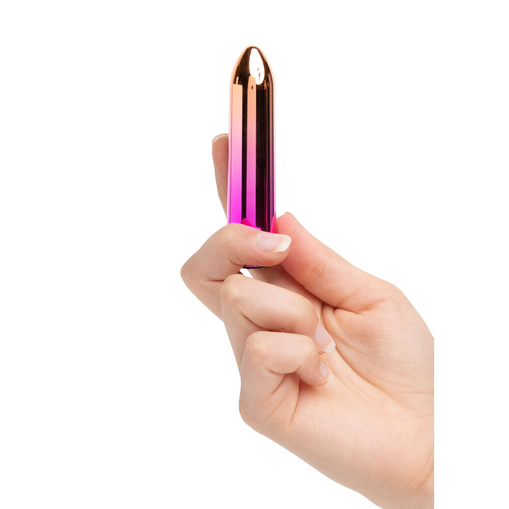 Nu Sensuelle Silver Aluminium Point Bullet with 12 Speeds