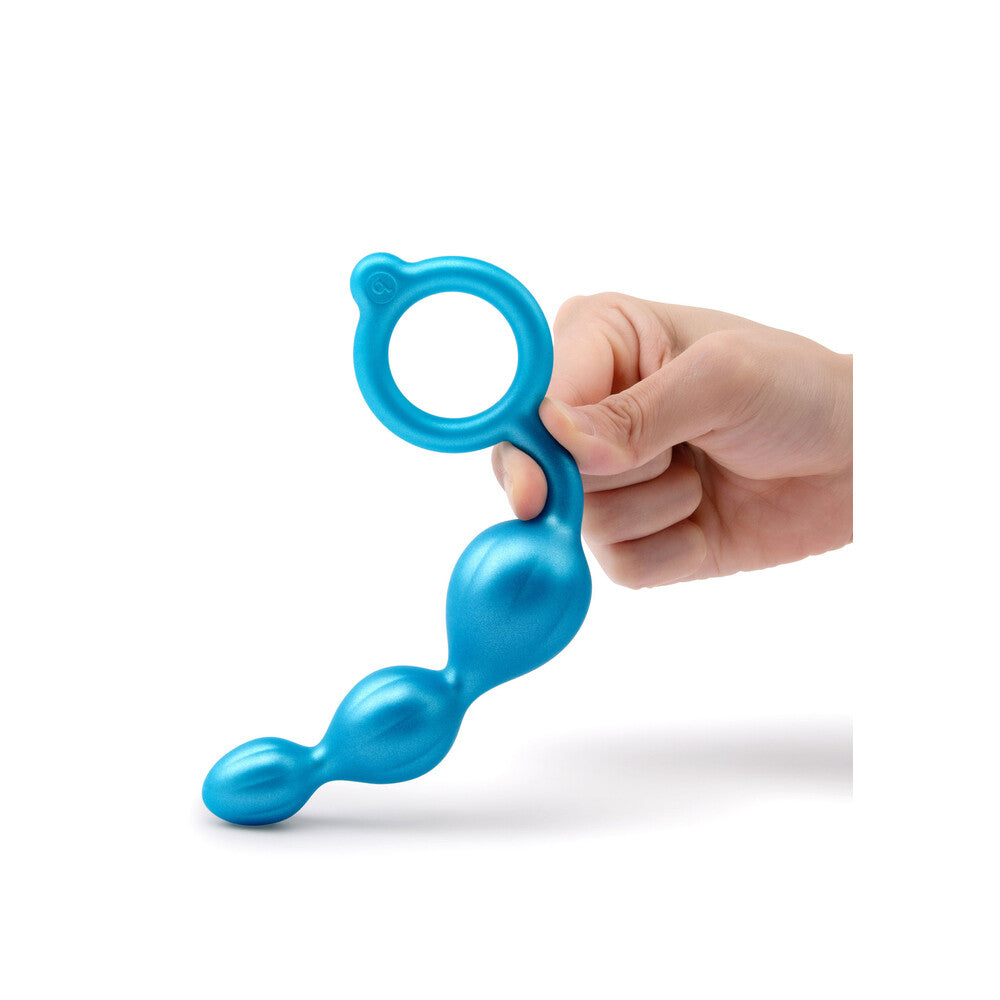 B-Vibe Beaded Butties Butt Plug Bundle Flex Demonstration